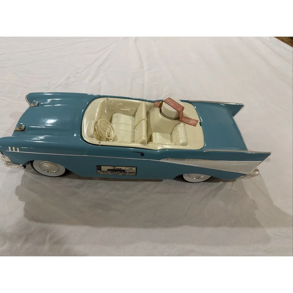 Rare Vintage Jim Beam 1957 Chevrolet Bel Air Porcelain Car Decanter -collectible